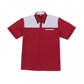 Baju Korporat Kemeja Oren Sport F1 3805 Red/White