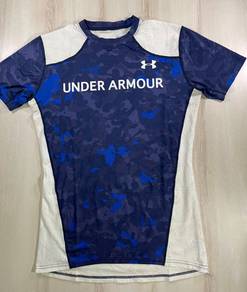 Under Armour Dark Blue Fitted Tee #DR Used