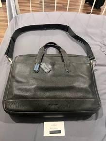 Coach Pebble Leather Hamilton Briefcase (100% Ori)