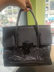Versace Pallazo Empire Baroque Black Handbag