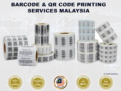 QR Code & Barcode Printing Services Malaysia