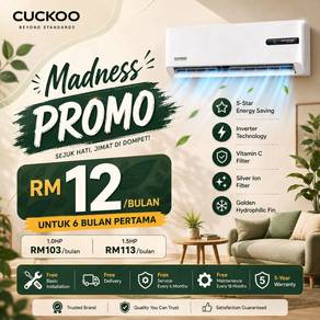 Promosi Aircond Bulanan Ansuran AC156