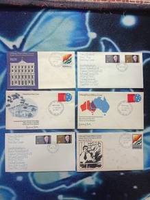 FDC Australia dan New Zealand 12 keping