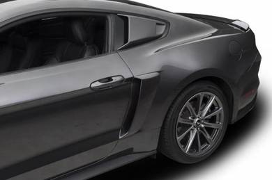 Ford Mustang Eco GT Side Window Louvers Rear Panel