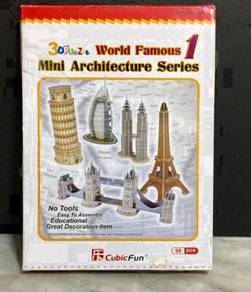 3-D Mini Architecture Series (3  Designs)