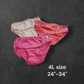 4L 5L 6L plus size women underwear plain design 