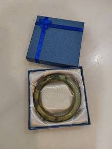 vintage Myanmar jade bracelet