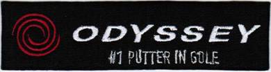 Odyssey BLACK Golf Badge PGA Embroidered Patch