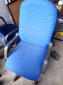 Blue High Back Roller Office Chair TC322