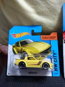 Hotwheels Mazda RX-7 RX7 short card not Tomica