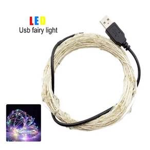 ( 88-39-07 ) 5 Meter 50 LED USB Copper / Silver Wi