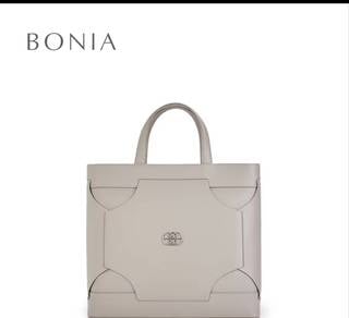 Bonia Cool Grey Mano Oversized Tote Bag | Beg Tote