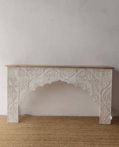 Handcarved Console Table 