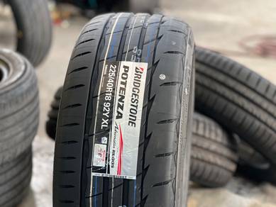 Tayar Baru 225 40 18 Bridgestone Potenza RE005 202