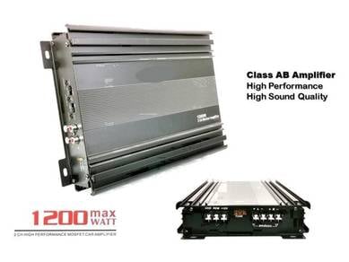 2CH CLASS AB AMPLIFIER 1200 Watts Max Mosfet