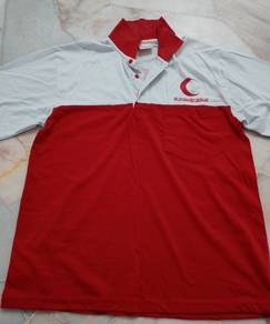 Baju T-shirt Persatuan Bulan Sabit merah