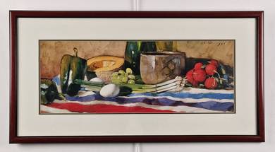 Still Life with Fruits – Reproduction Lithograph