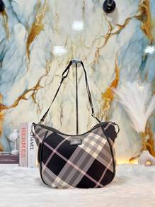 Burberry Blue Label Nova Check Canvas Shoulder Bag