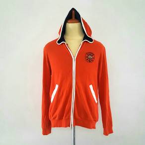 Lacoste Orange Hoodies Sweater
