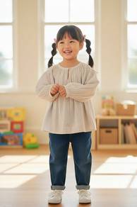 ZARA Kids Cotton Blouse – Soft & Breathable