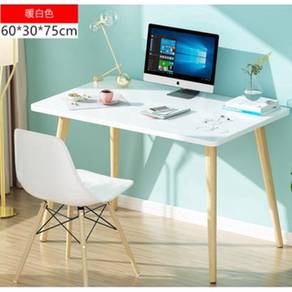 WHITE Wooden Table Desks With Storage Home Shelf