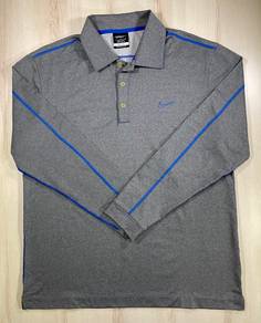 Nike Golf Grey Collar Tee #DK1 Used
