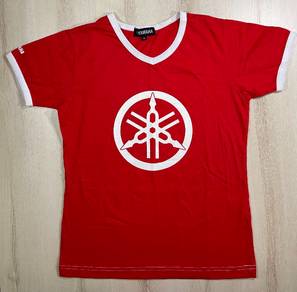 Yamaha Ladies’ Red Ringer Tee #BQ Used