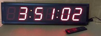 Digital 140 Red LED Wall Clock