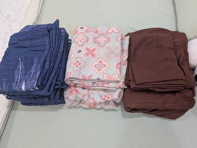 3 sets of preloved bedsheets for sale 🛏️