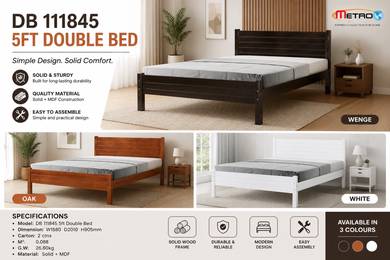 Wooden Queen Bed