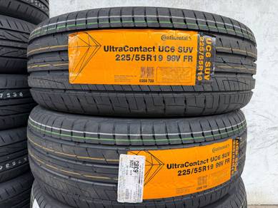 225/55/19 —Tayar baru— Conti Uc6 suv 26