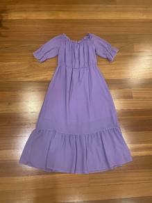 Purple Chiffon Dress