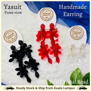 100% Premium Crystal Handmade Earring Shinning