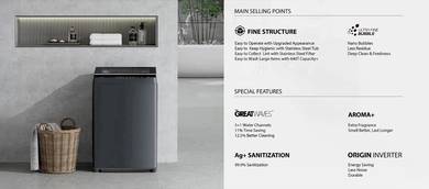 TOSHIBA AW-T08DU1800MM(MG) 17kg Washer 5M1n2