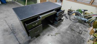 Vintage Metal Office Table for sale.
