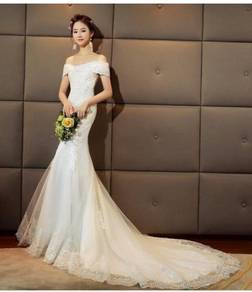 White wedding bridal dress gown RB2261