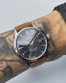 Custom Seiko Mod 40.5mm Black Sakura Rose Gold