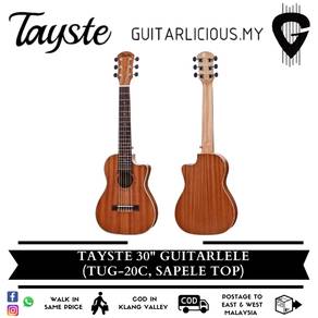TAYSTE 30 Inch Guitarlele / Guitarlele with Sapele