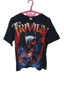 76.Vintage Trivium Heavy Metal Band Graphic Tee