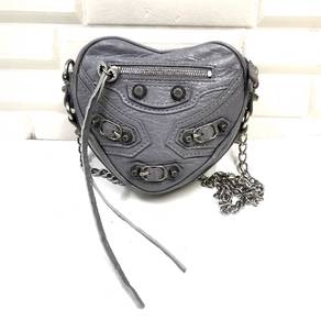 Balenciaga Le Cagole Heart Mini leather crossbody