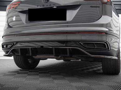 VW Facelift Tiguan Rline Max Design Rear Splitter