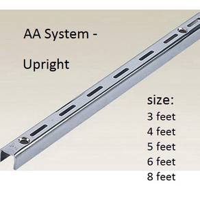 AA Upright Railing System display shelf Chromed