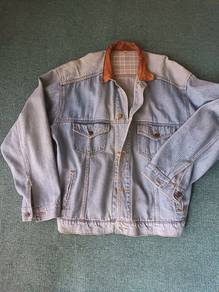 Jaket kain denim size L
