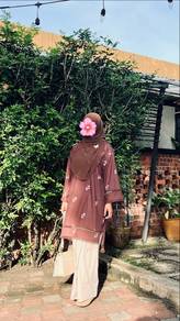 Baju Kurung Loose Rich Brown