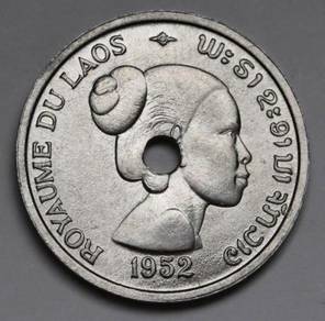 Laos coin set of 3 year 1952 High Graded