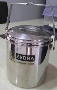 Original zebra stainless steel food container pot