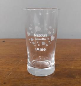 Nescafe Excella I love me glass cup