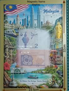 Rm2 & Rm10 Malaysian banknotes 122-SFE2-DA7746