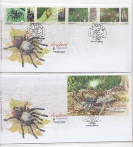 First Day Cover Arachnid (spider) Malaysia 2009