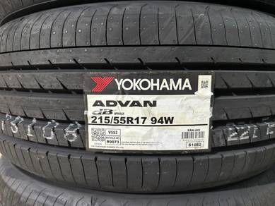 215/55/17 Yokohama Advan DB V553 Japan 2025 Tayar